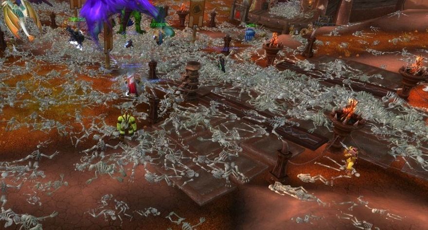World of Warcraft e coronavírus epidemia cadáveres