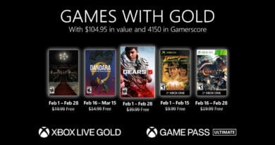O benefício Games with Gold de fevereiro de 2021 traz cinco jogos.