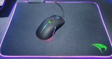 Mouse Mamba e Mousepad Naja Viper Pro Gamer