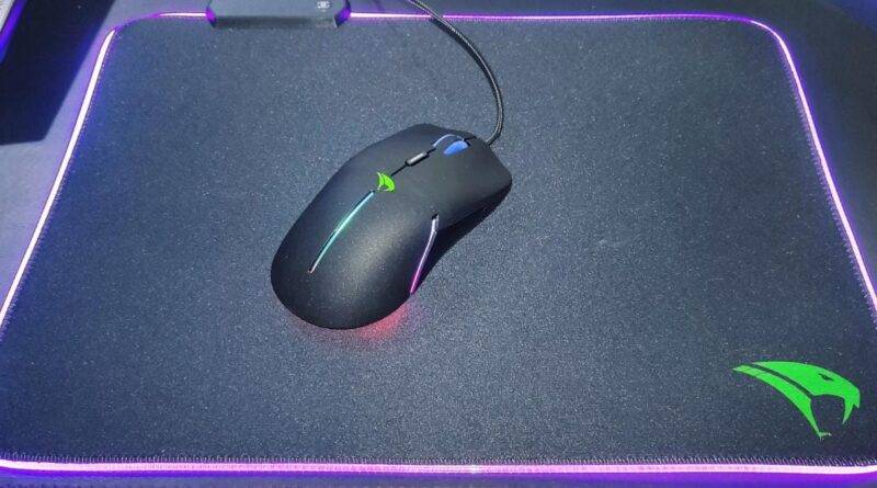 Mouse Mamba e Mousepad Naja Viper Pro Gamer