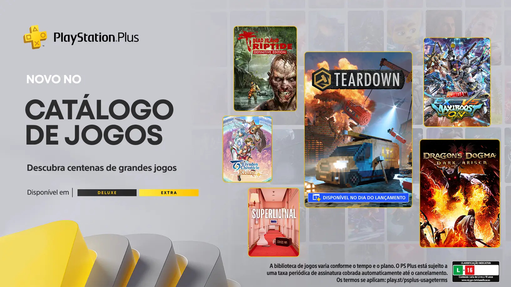 PlayStation Plus Extra/Deluxe de novembro de 2023