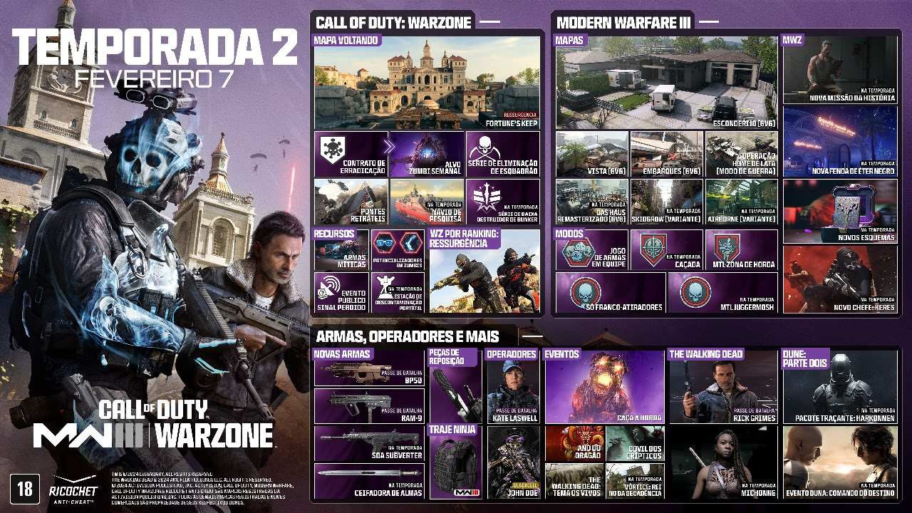 Temporada 2 de Call of Duty: Modern Warfare III e Warzone