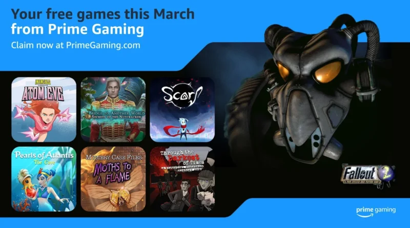 prime gaming de março de 2023