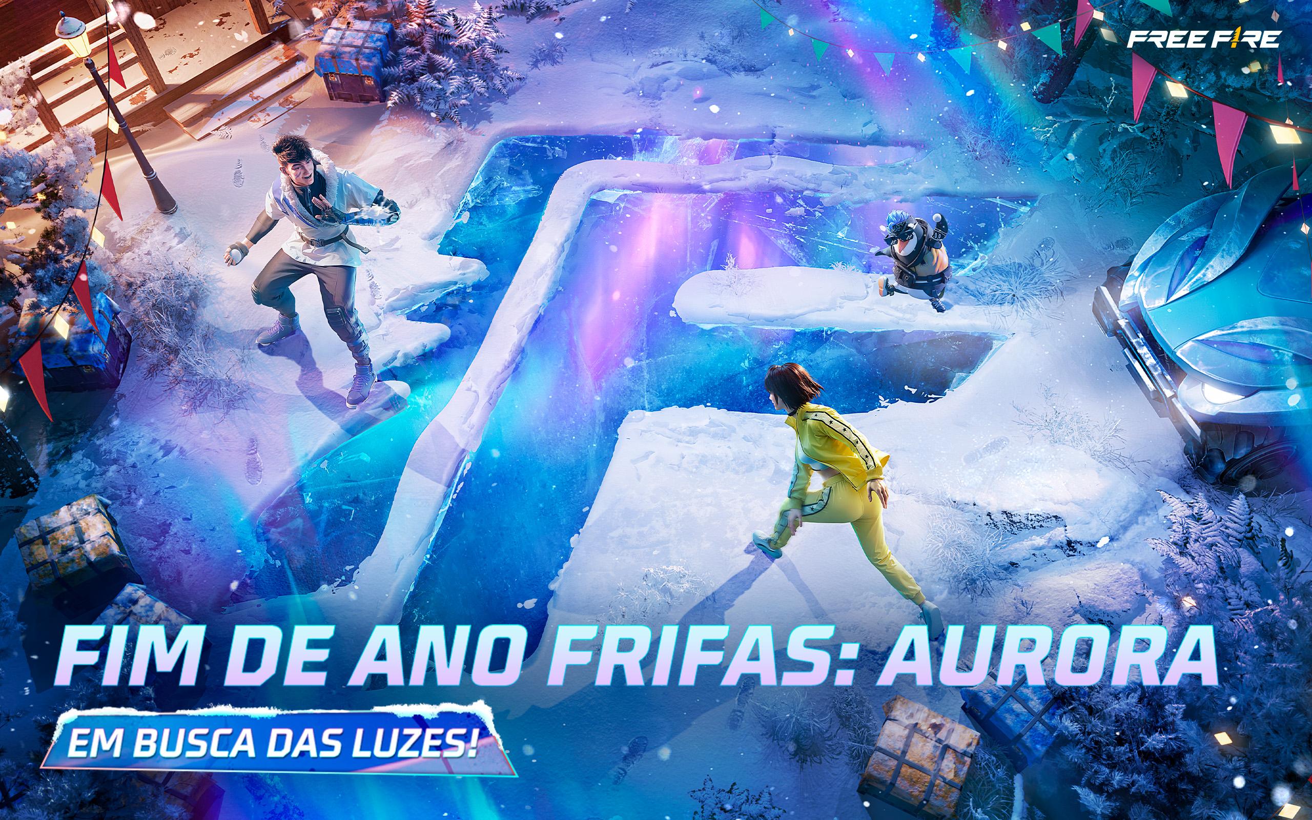 free fire fim de ano frifas aurora
