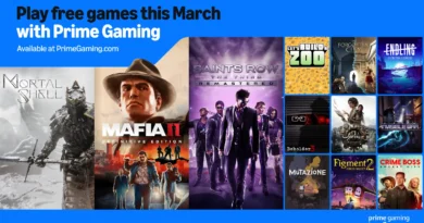 amazon prime gaming de março de 2025