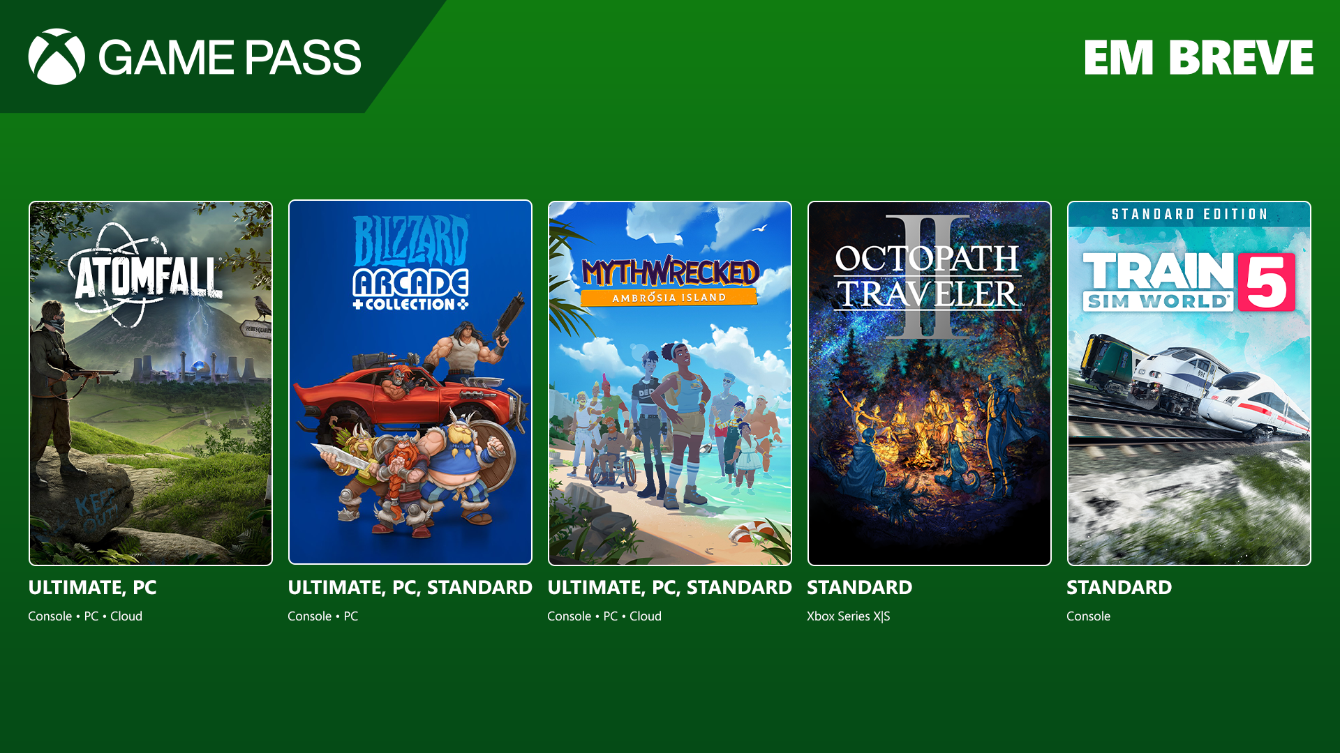 Xbox Game Pass Março 2025