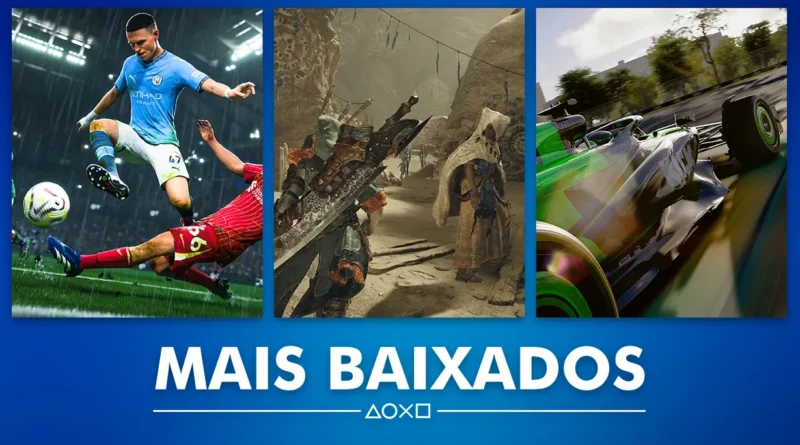 mais baixados playstation fevereiro de 2025