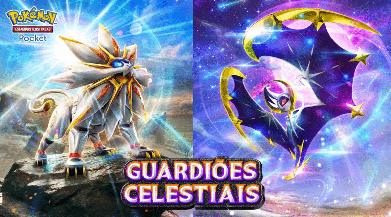 Pokémon Estampas Ilustradas Pocket Guardiões Celestiais