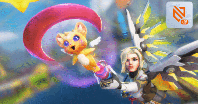 visual arma mítica mercy overwatch 2