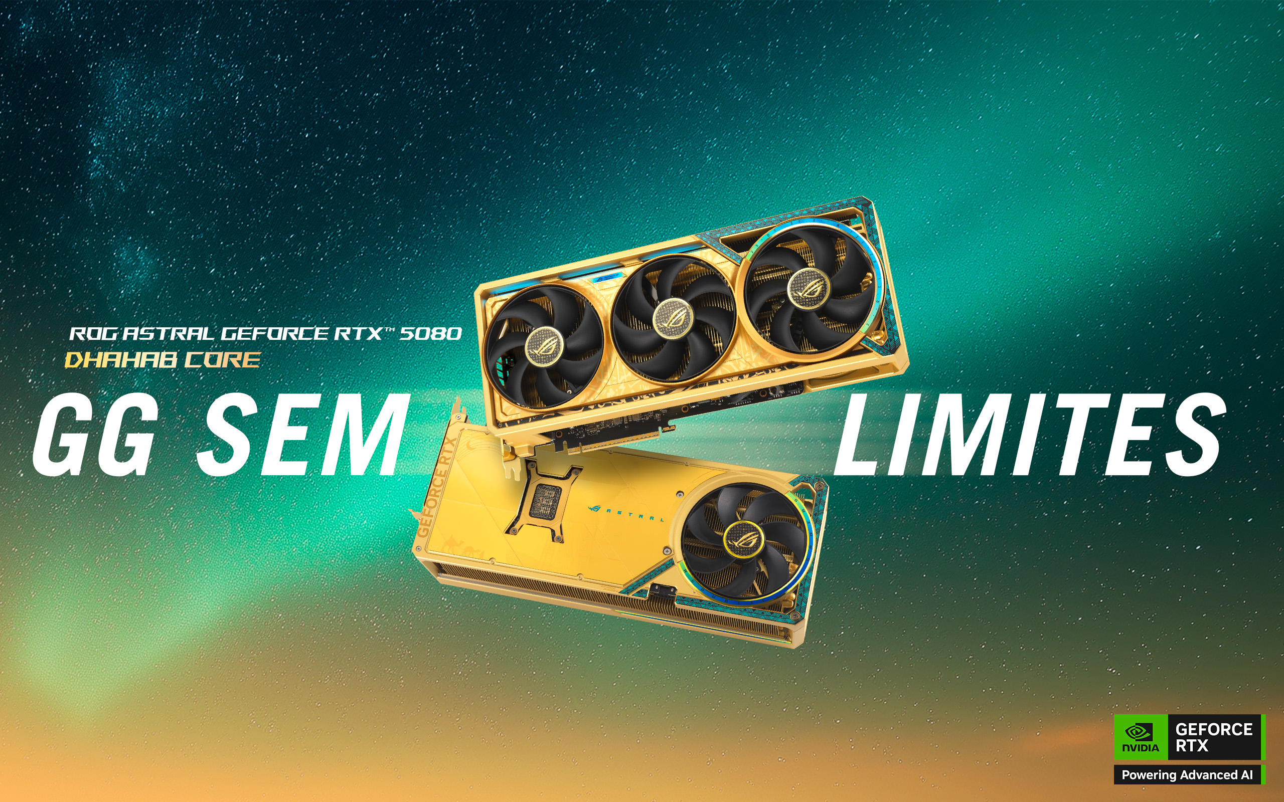 ASUS ROG Astral GeForce RTX 5080 Dhahab CORE OC Edition