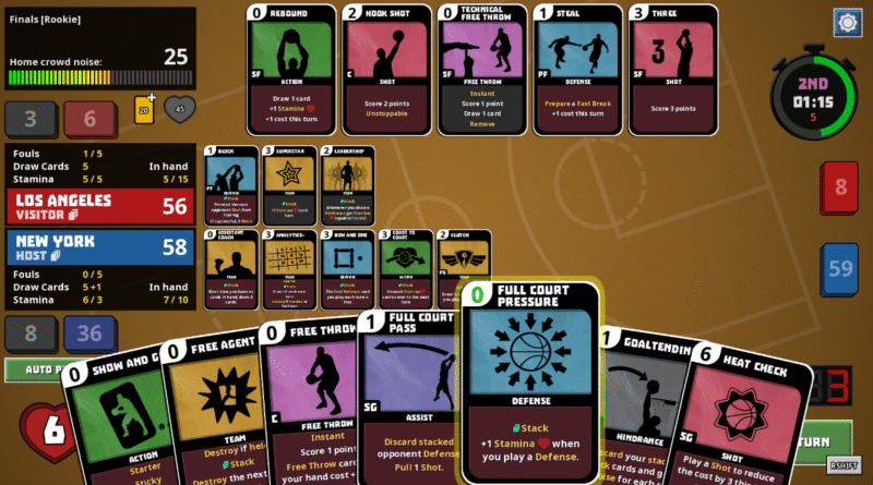 Clutchtime: Basketball Deckbuilder