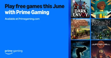 Painéis prime gaming junho de 2025