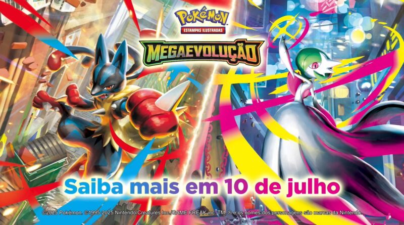 Pokémon Estampas Ilustradas Pocket megaevolução