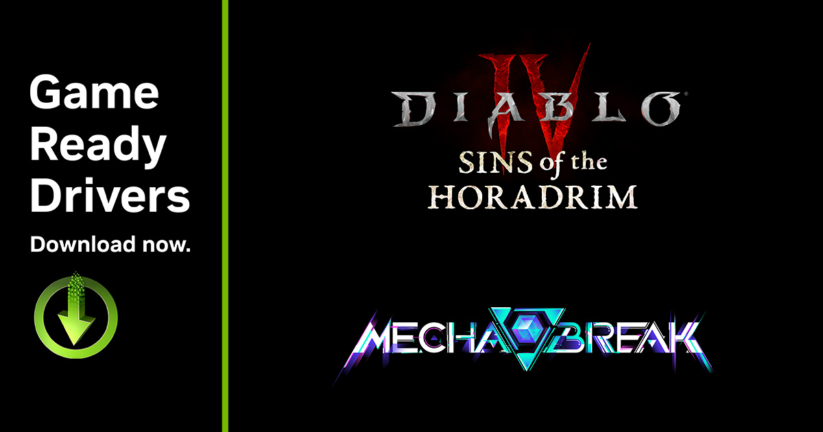 nvidia game ready drivers diablo iv mecha break