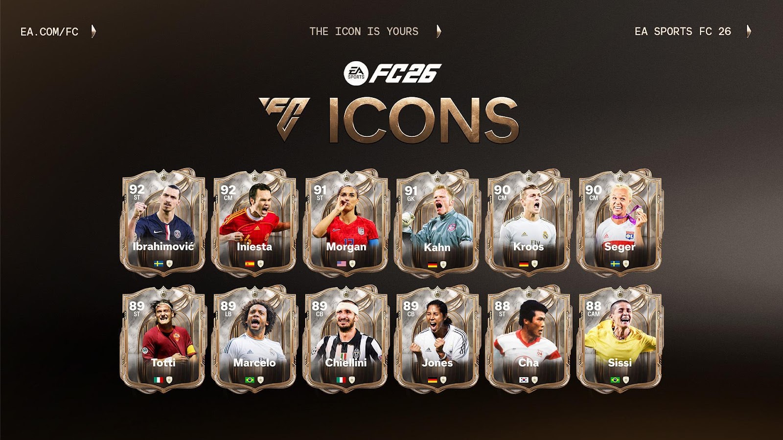 EA SPORTS FC 26 ídolos ultimate team