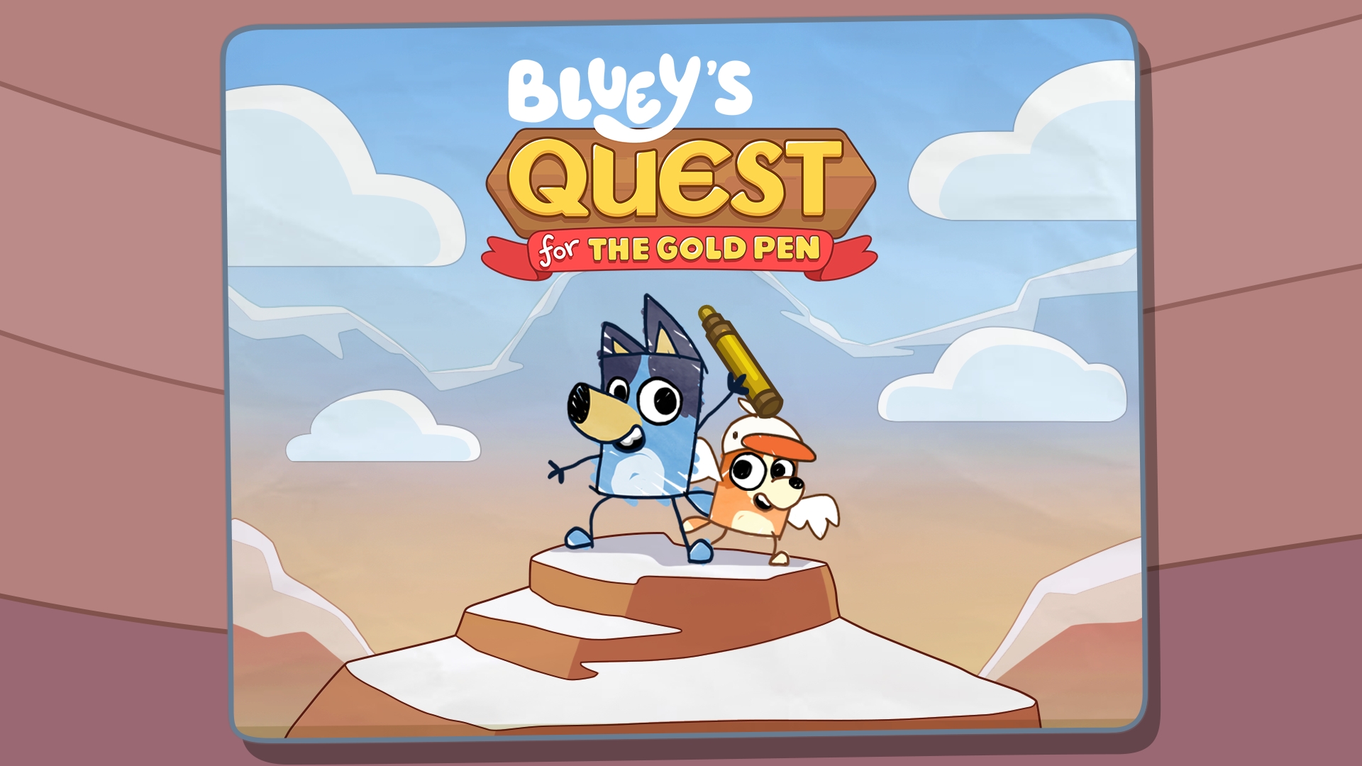 Bluey's Quest for the Gold Pen