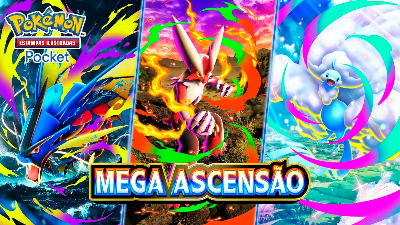 Pokémon Estampas Ilustradas Pocket mega ascensão