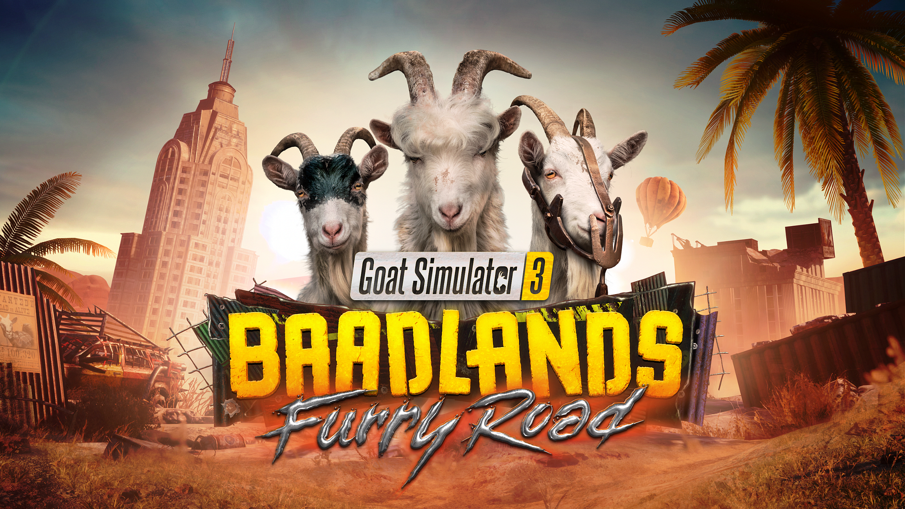 Goat Simulator 3 Baadlands: Furry Road