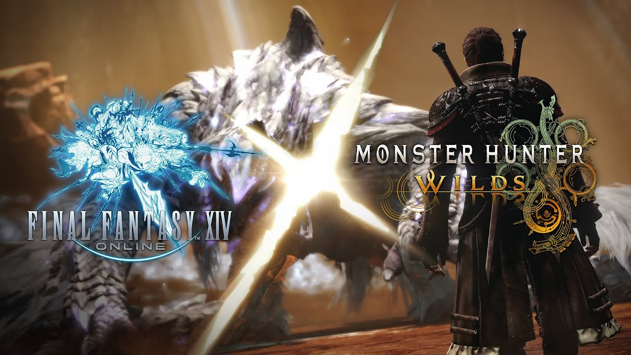 Crossover entre Final Fantasy XIV Online e Monster Hunter Wilds chega com o Patch 7.35