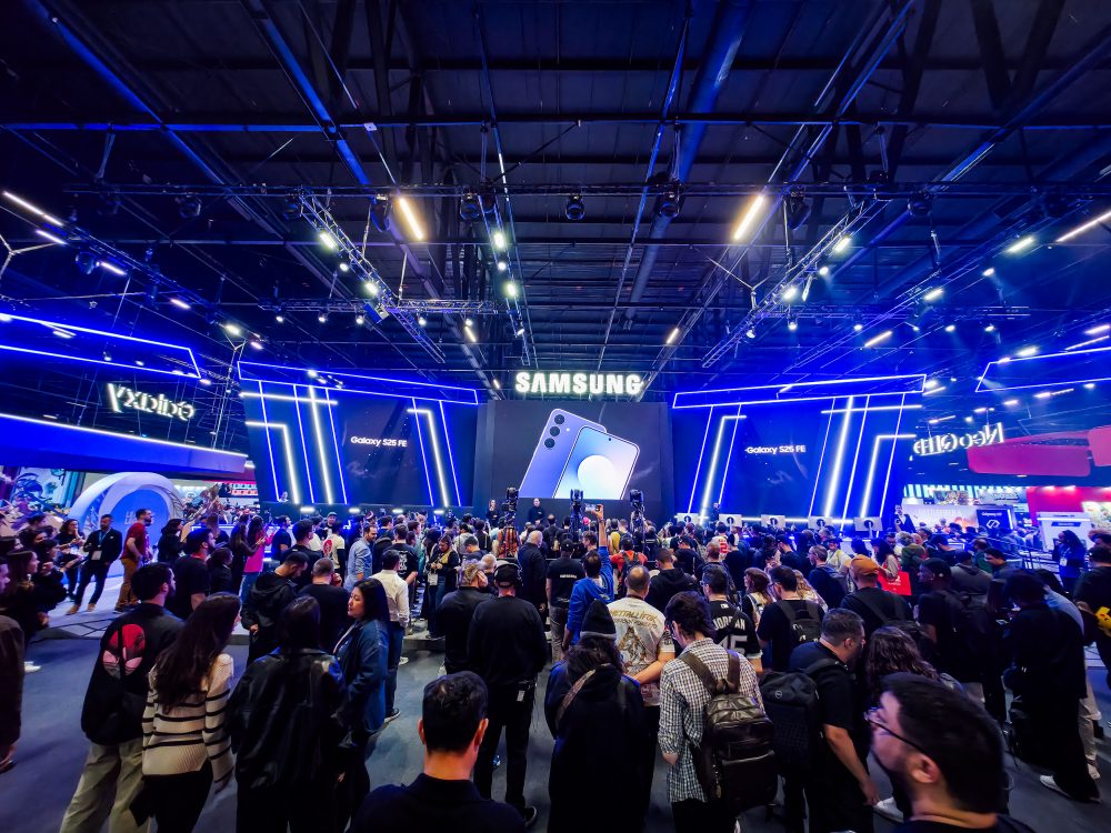 samsung entrevista celulares brasil game show 2025