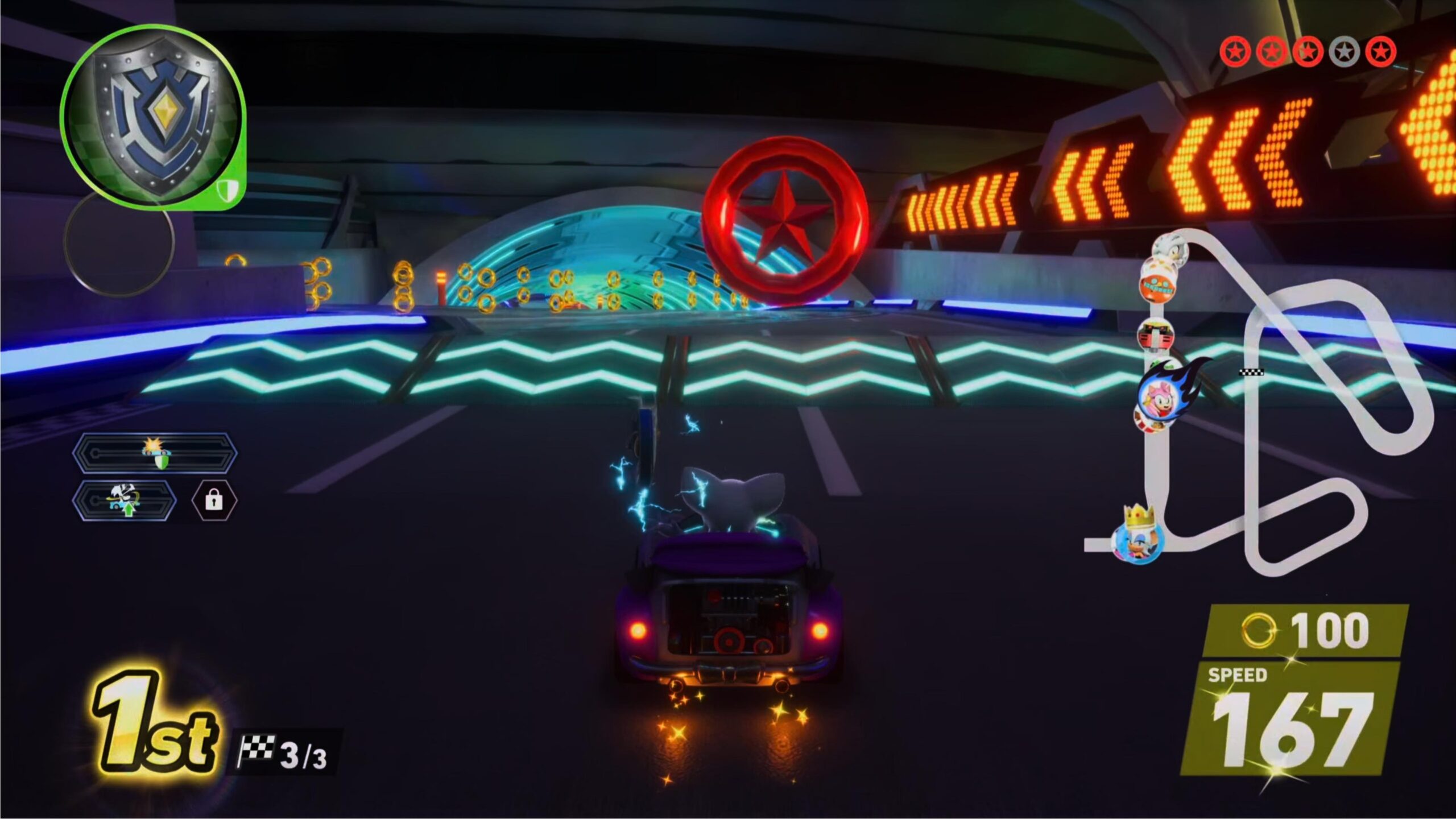 Sonic Racing CrossWorlds builds gadjets