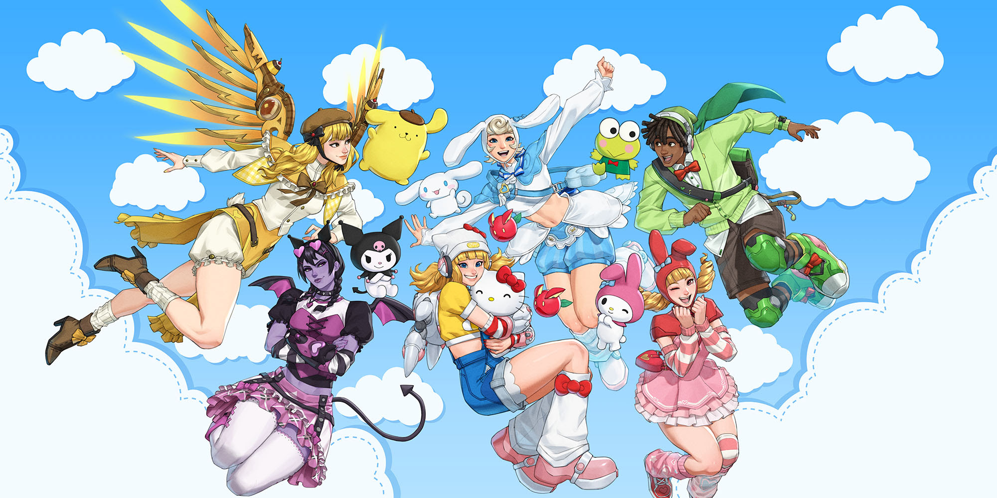 Overwatch x Hello Kitty e Amigos